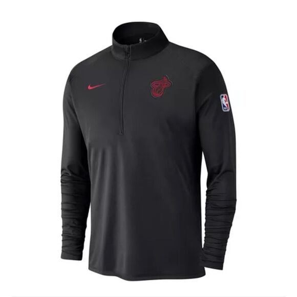 Nike NWT Black Miami Heat 2024/25 City Edition Authentic Coaches Performance Hal
